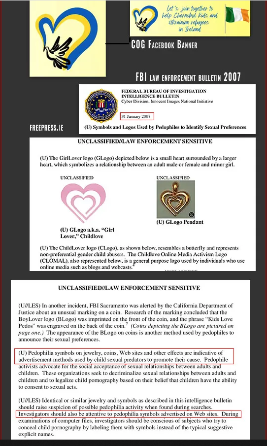Quelle für das vollständige FBI-Dokument hier | Hier zur Wikileaks-Veröffentlichung | Hier geht es zur Facebook-Seite von COG